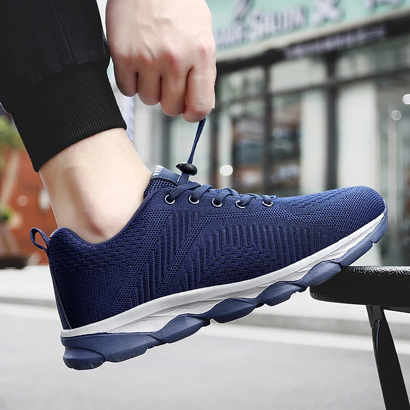 

Кроссовки прогулочные унисекс, дышащие, Повседневные Удобные, для улицы, для мужчин среднего и старшего возраста, большие размеры 36-46