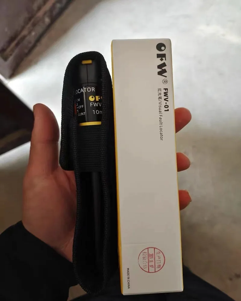 OFW визуальный дефектоскоп 10 км МВт тестер оптоволоконного кабеля FC/SC/ST разъем