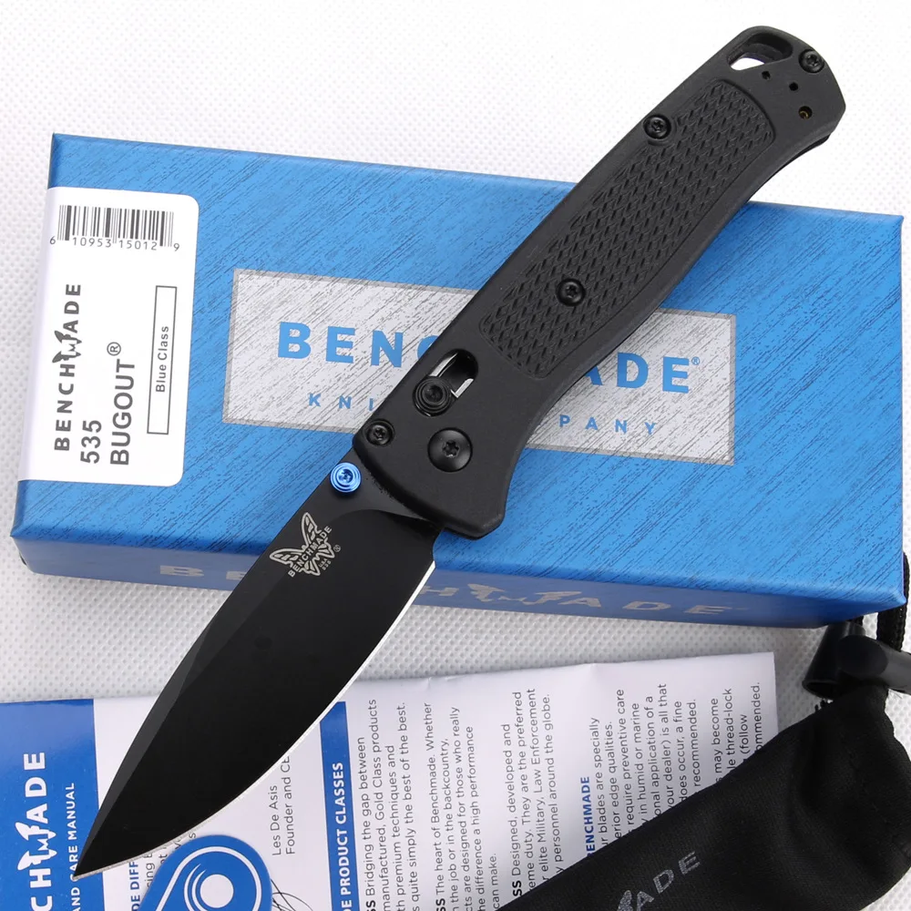 

Outdoor Multiple Color Benchmade 535/535S Bugout Folding Knife Camping Safety Defense Portable Pocket Knives EDC Tool