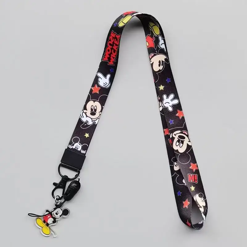 Фото Ремешок-шнурок Disney с Микки, Минни и Дональдом Даком для ключей, USB-накопителей, ID-карт, бейджей, мобильных устройств №5