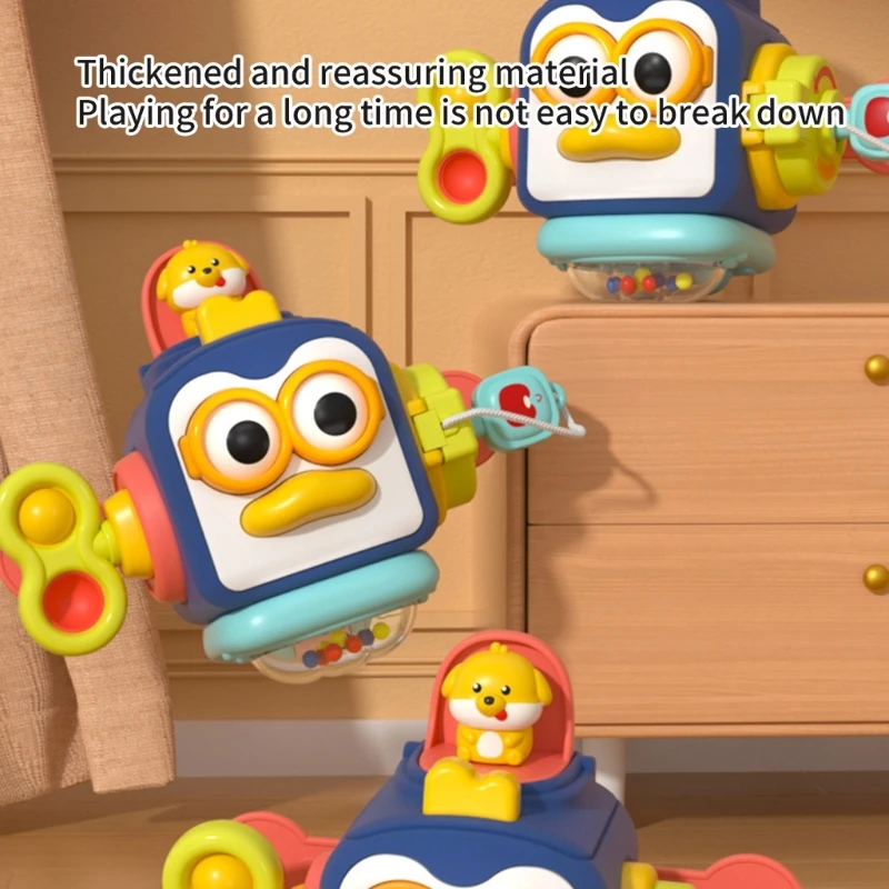 Интерактивный обучающий кубик для детей игрушка сенсорного развития и