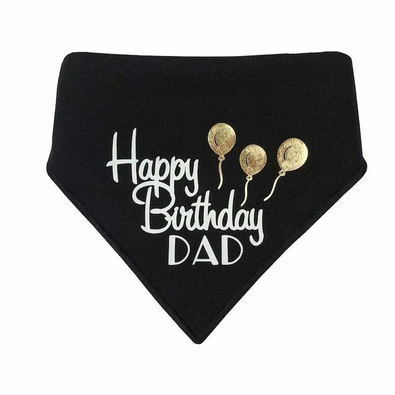 

С Днем Рождения, папа, мама, домашнее животное, собака, бандана, мужа, папы, 30, 40, 50, 60, 70, украшение для дня рождения, подарок, реквизит для фотосессии