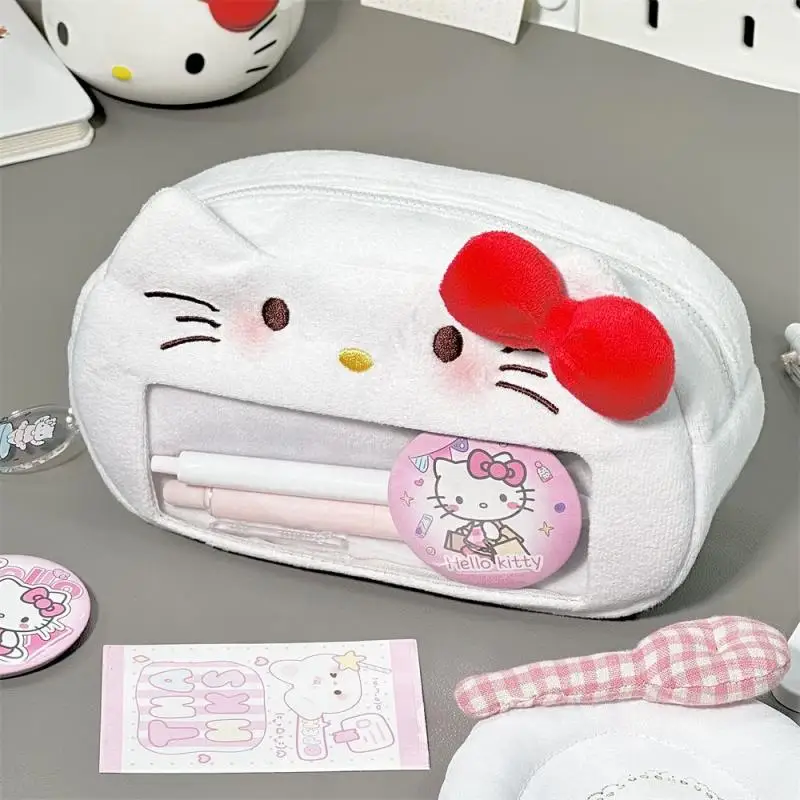 Sanrio Hello Kitty пенал с героями мультфильмов и комиксов большой емкости плюшевый