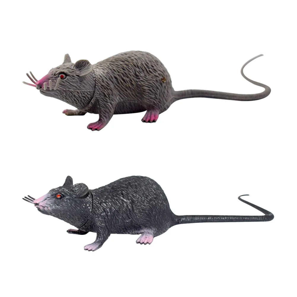 

Mouse Prank Mice Realistic Rat Fake Toy Toys Halloween Rats Simulation Lifelike Joke Trick Figures Terror Decor Prop Cat Scary