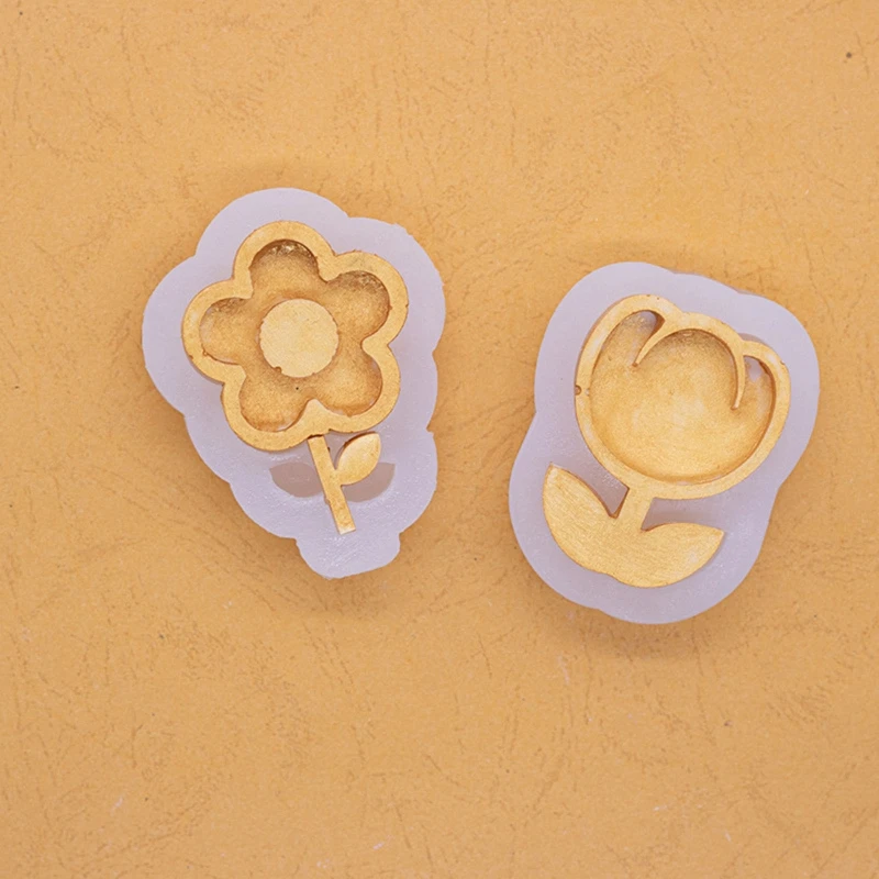 

Cartoon Flower Silicone Molds Fondant Mold Flower Cake Decorating Molds Resin TOP