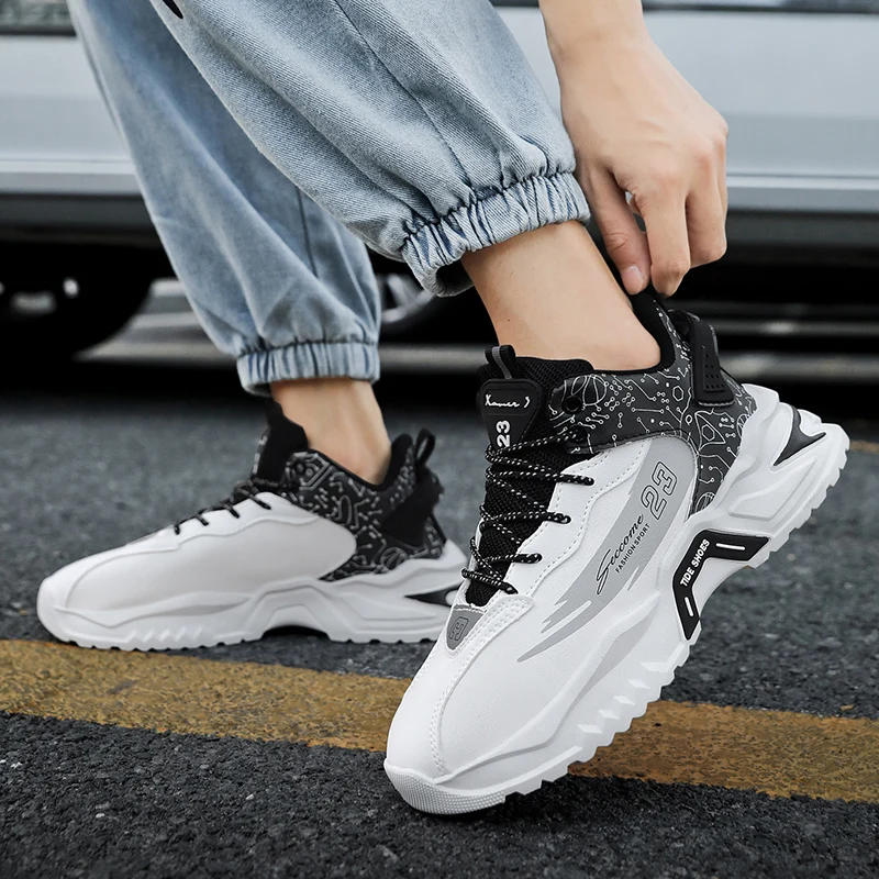 Кроссовки PARZIVAL мужские спортивные повседневные для баскетбола и тенниса уличная