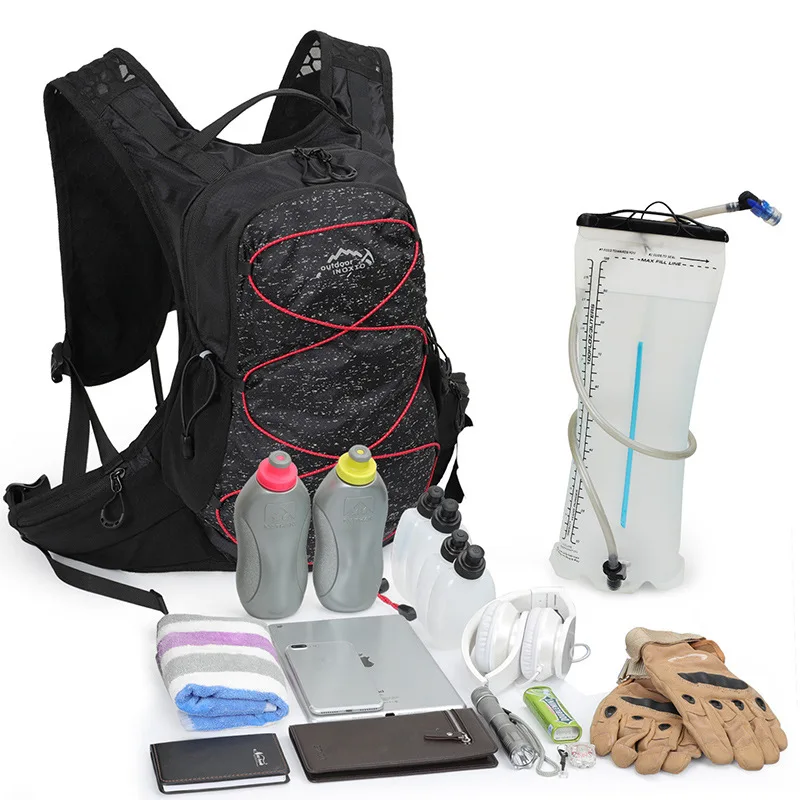 Cycling Backpack Waterproof 12L Ultralight Bicycle Bags Water Bag Outdoor Sport Climbing Hiking MTB Road Bike Running Backpack