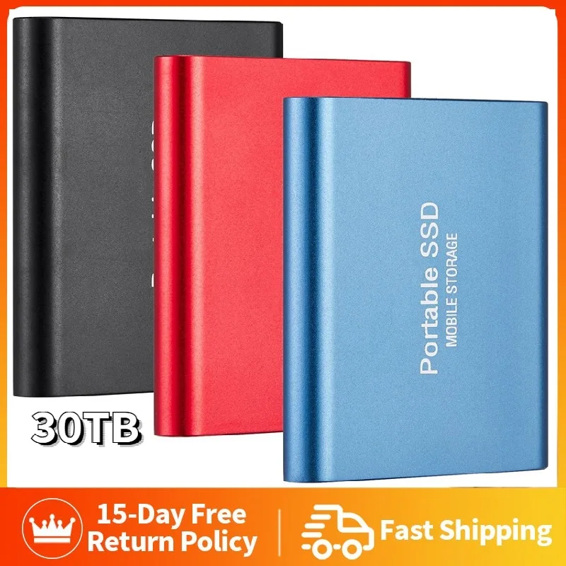 

60tb External Hard Drive Portable Hard Drive Color HDD 1TB 2TB USB3.1 Storage Hard Disk for PC Mac Tablet Xbox PS4