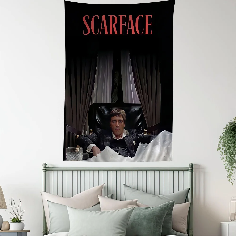 Фильм S-Scarface аниме гобелен висит Таро хиппи настенные коврики листы для общежития