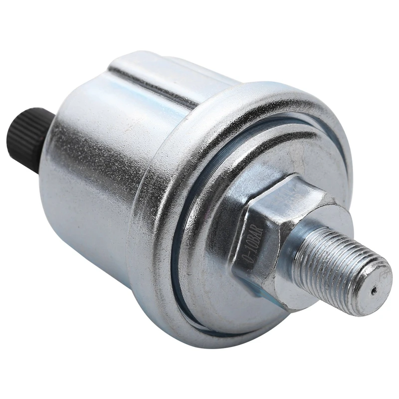 

5X Universal Vdo Oil Pressure Sensor 0 To 10 Bars 1/8 Npt Generator Part 10Mm Crew Plug Alarm Pressure