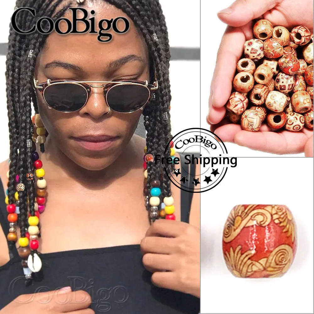 

100 шт., бусины-разделители для волос, 12 мм