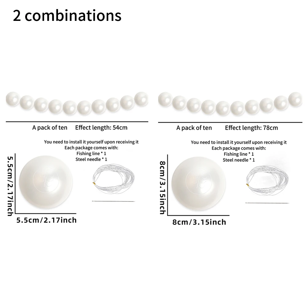 

Гирлянда из искусственного жемчуга для свадьбы