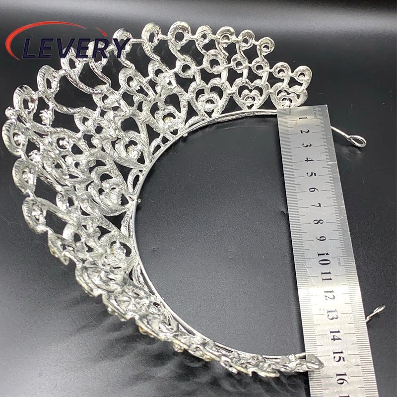 Женская Тиара для волос leach Beauty Queen прозрачная белая яркая тиара гребень