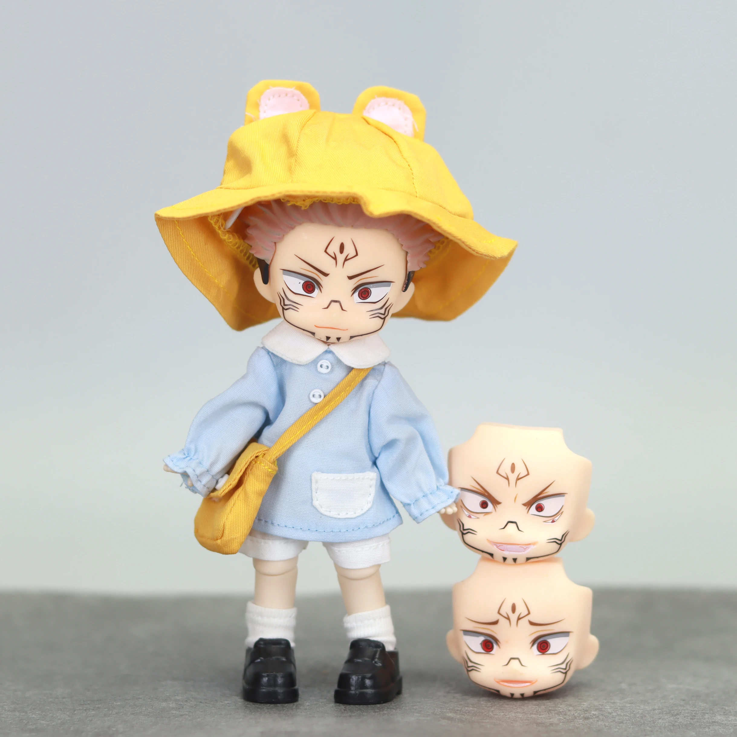 Фото 10 см Jujutsu Kaisen Ob11 Аниме Фигурка Geto Suguru Gojo Satoru Itadori Yuji 1/12 Joint Doll Игрушка Декоративные Рождественские Подарки №3