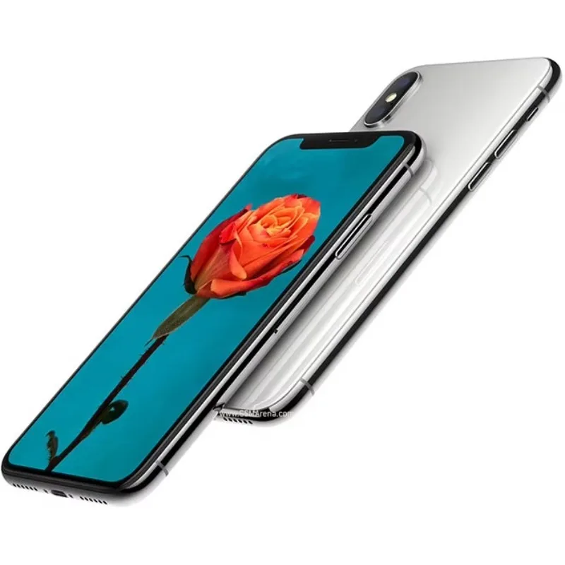 Фото Apple iPhone X, 5.8-дюймовый OLED-дисплей, шестиядерный процессор, двойная камера 12 МП, 256 ГБ ПЗУ, разблокированный мобильный телефон, Face ID, 4G LTE, NFC — восстановленный №5