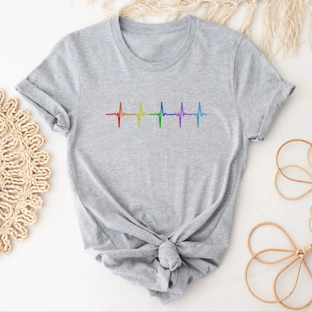 ЛГБТ Лесбиянок Гей бисексуал Топ женский летний Харадзюку японский для девушек