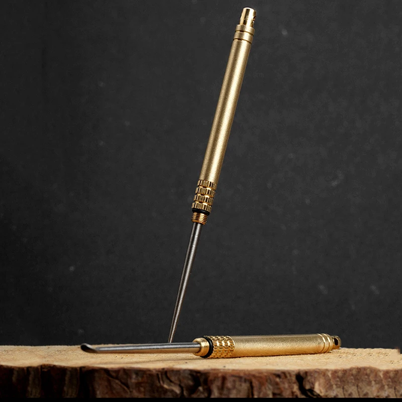 Уличная портативная многофункциональная ложка HWZBBEN из титанового сплава, вилка для фруктов, инструмент для кемпинга, экстренное оборудование для повседневного использования