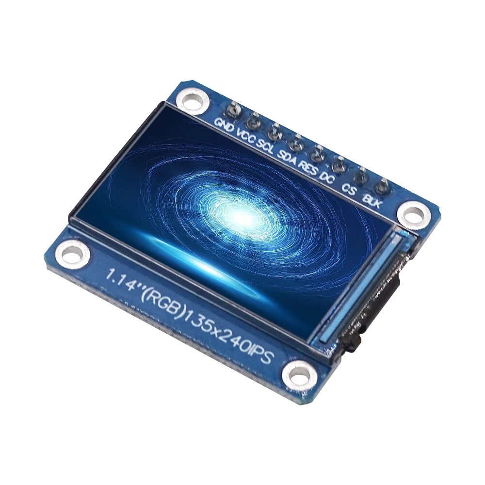 1 14 дюймовый модуль дисплея IPS LCD TFT ST7789 HD цветной экран полный обзор 8pin 135x240 3 V