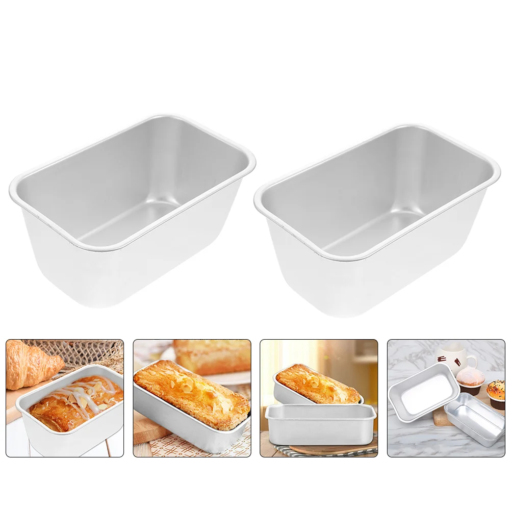 

Pan Baking Bread Loaf Toast Mold Tin Rectangular Cake Metal Pans Pullman Box Stick Tray Non Bakeware Aluminum Nonstick Cheese