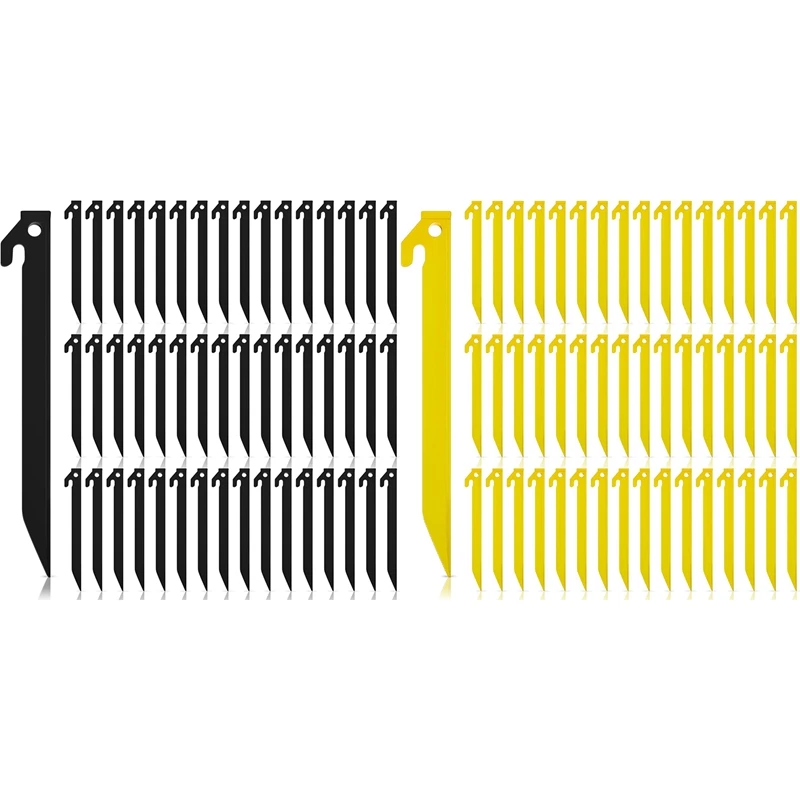 

1 комплект 9-дюймовых сверхмощных колышек для палатки, колышки с шипами, колышки с крючками, колышки для навеса, черные колышки для сада и ули...