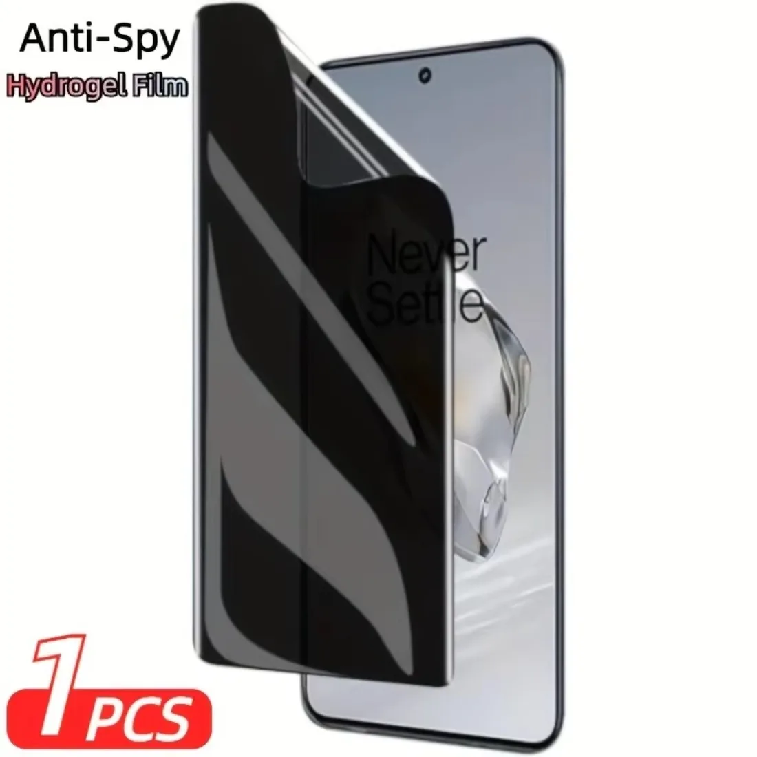 Фото Антишпионская защитная пленка для экрана для OnePlus 13 13R 12R 11R 10R 9R 13T 10T 10Pro Легкое применение, защита от шпионков №1