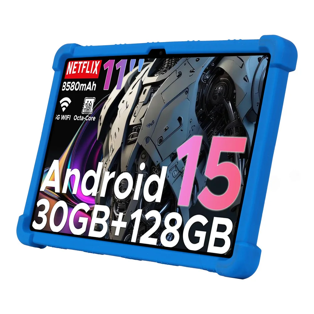 Фото Для планшета DOOGEE Tab A9 +/A9 Pro+, 11 дюймов, DOOGEE Tab A9Pro+, удобный для детей, мягкий силиконовый регулируемый чехол-подставка №2