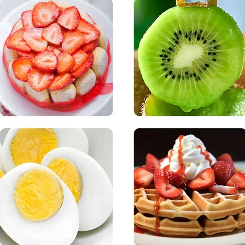 Новый креативный слайсер для клубники пластиковая посуда фруктов из нержавеющей
