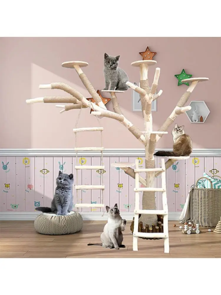 Рама для лазанья кошек большое искусное дерево прыгающая платформа игрушечная