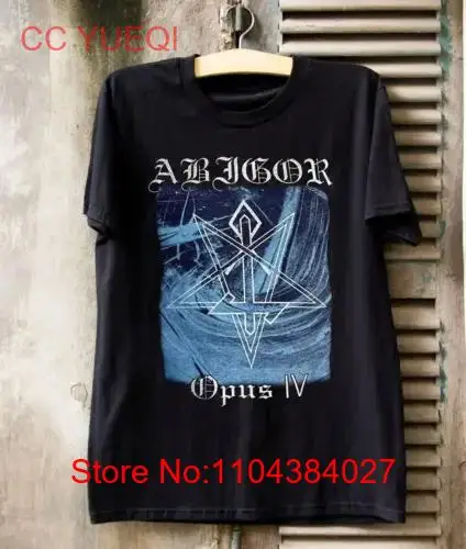 Футболка Abigor Opus IV Horns Lurk Beyond The Stars Back S 5XL AC1513 с длинными или короткими рукавами