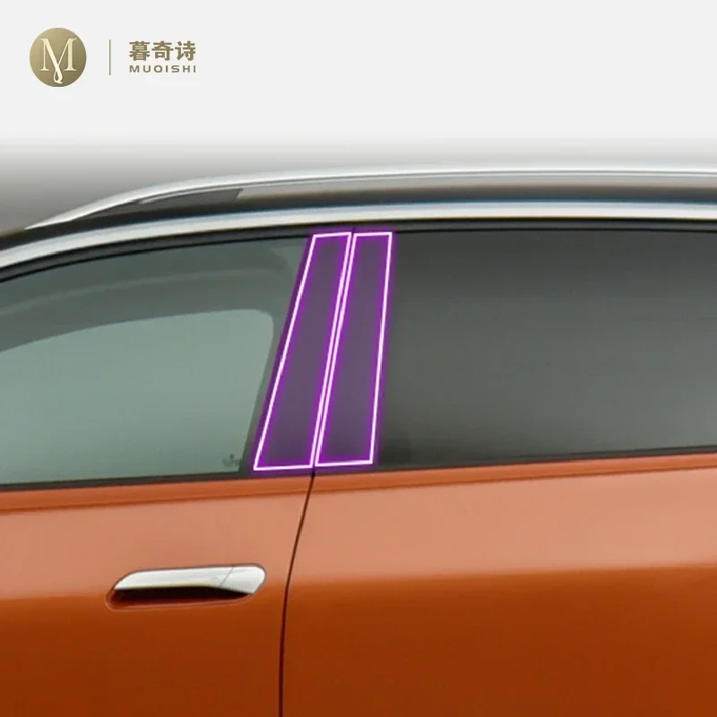 Для Volkswagen ID.6 X CROZZ 2021-2023 Автомобильный внешний вид B C оконная стойка PPF Защитная