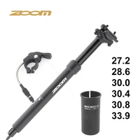 zoom bicycle dropper seatpost hydraulic lifting innternal wire 80mm stroke 27 2 28 6 30 8 31 6mm 33 9mm mountain bike seat post