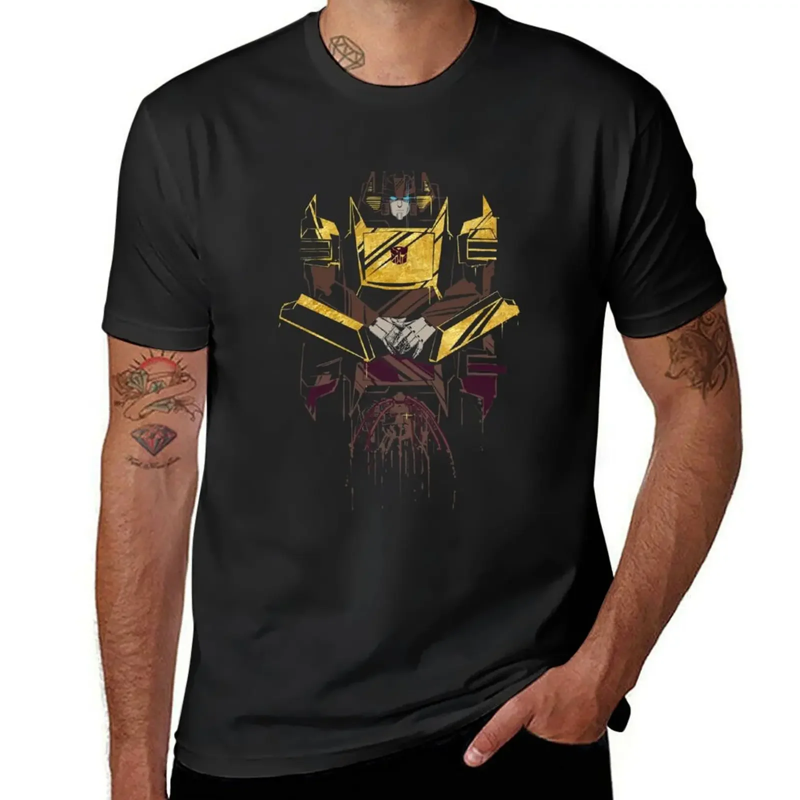 Футболка sunstreaker летний топ винтажные футболки с графическим рисунком Спортивная