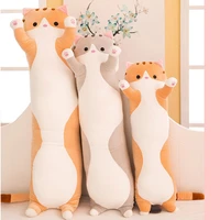softcute plush long catpillowcotton doll toy lunch sleeping pillow christmas gifts birthday gifts girls gifts for girls