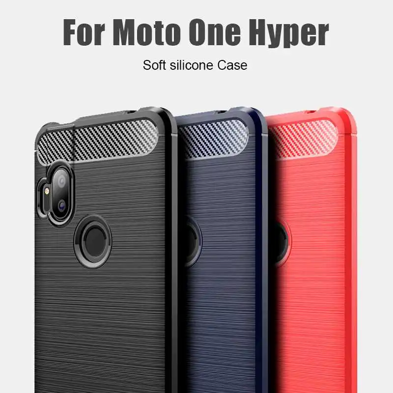 

Nonmeio Shockproof Soft Case For Motorola One Hyper Phone Case Cover