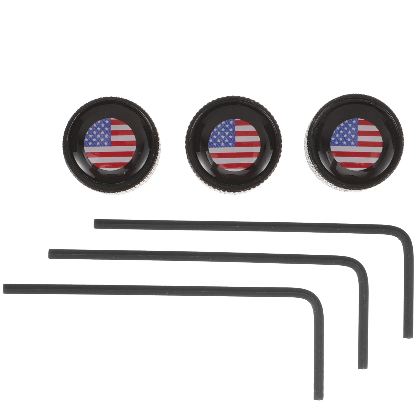 

United States Guitar Volume Knobs Electric Control Caps Parts Tone American Flag