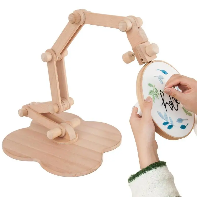 

Cross Stitch Stand Adjustable Embroidery Holder Stand For DIY Craft Traditional Chinese DIY Accessories Perfect As A Gift For