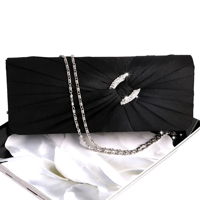 

Evening Handbag Purse Women Bling Rhinestone Bridal Shoulder Clutch Bag Chain