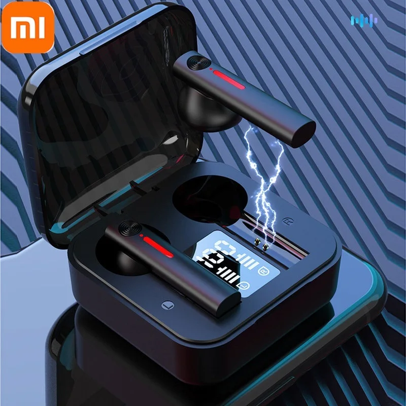 

XIAOMI 2021 New Bluetooth Earphones T13 Wireless Headphones LED TWS with Microphone Earphones Noise Cancel Headsets Earbuds