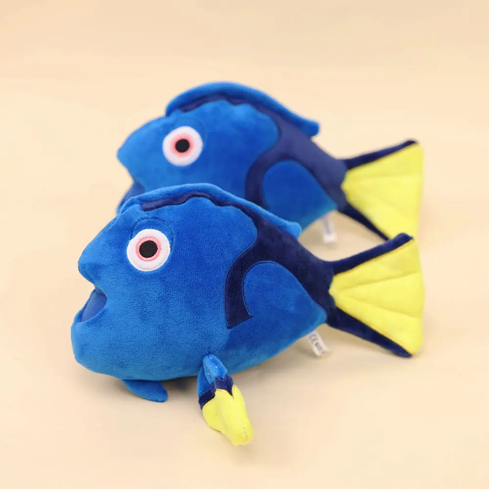 Фото Плюшевые игрушки Emperor Surgeonfish: высокоэластичные, коротковорсовые, с эффектом облачного прикосновения, круглыми глазами, упругие, с синей подкладкой, компаньоны, подарки для девочек №4