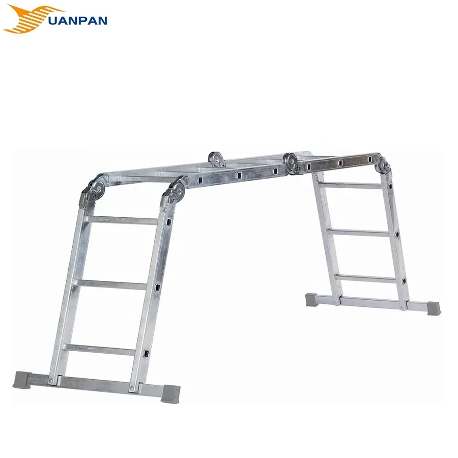 Многоцелевая алюминиевая складная уличная лестница 4*3 ступеней высотой 12 5 футов