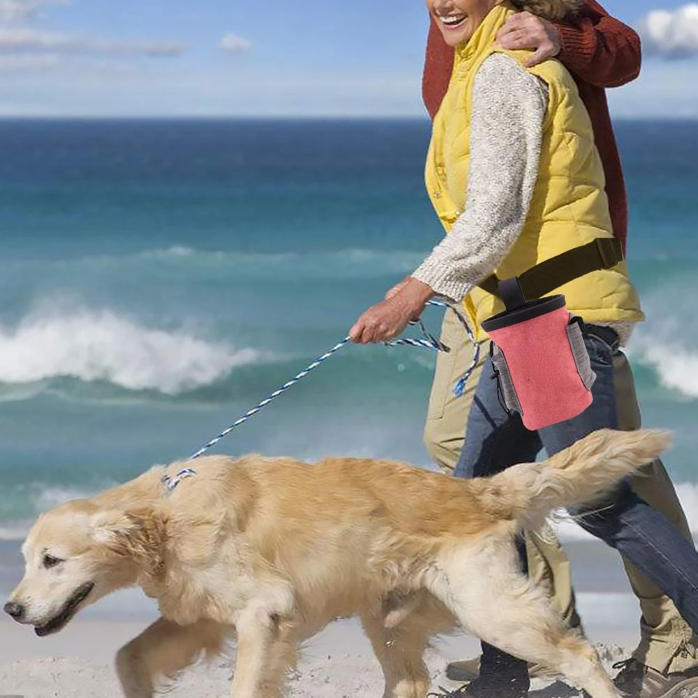 

2022JMT Dog Accessories Pet Outdoor Portable Dog Snack Bag Multifunctional Training Waist Pack Food Snack Reward Waist Bag Pet S