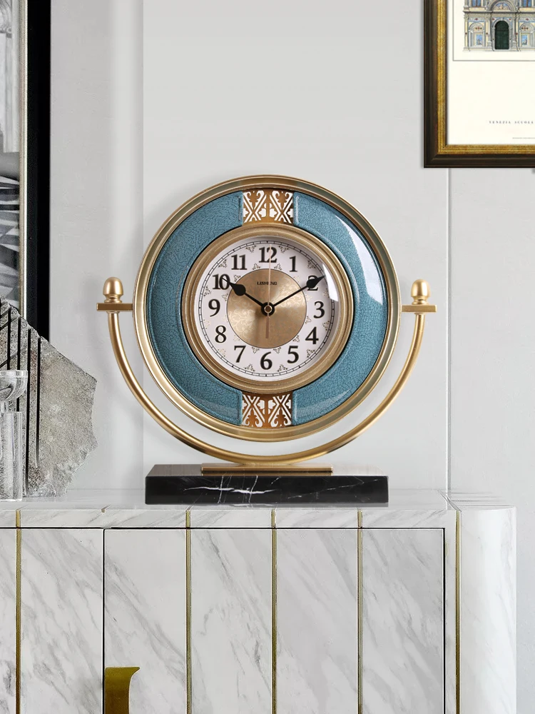 

Retro Digital Table Clock Nordic Silent Creative Multifunctional Luxury Fashion Desk Clock Living Room Reloj De Mesa Home Decor