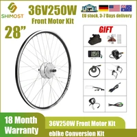 28 700c ebike conversion kit 28 inch 36v 250w front motor kit electric bicycle bike brushless motor wheel