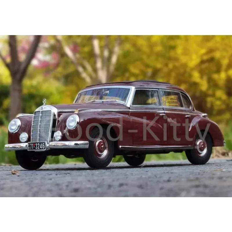 

NOREV 1/18 For Benz 300S 1952 Old Style Benz Alloy Static Diecast Car Model Red toys gifts Hobby Display Ornaments Collection