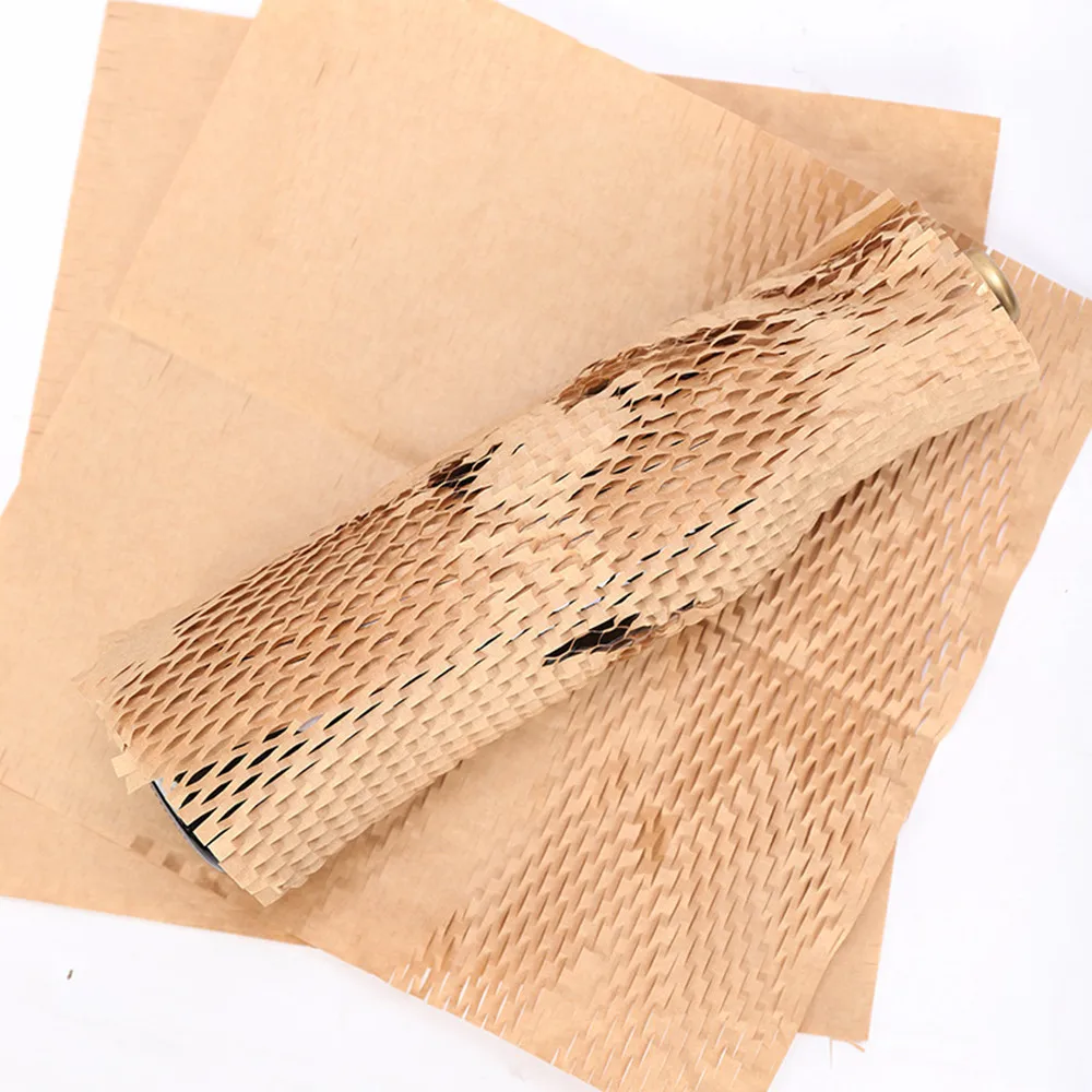 

10 шт. сотовая упаковочная бумага, устойчивая альтернатива пузырьковой пленке, Экологически чистая упаковочная бумага для перемещения