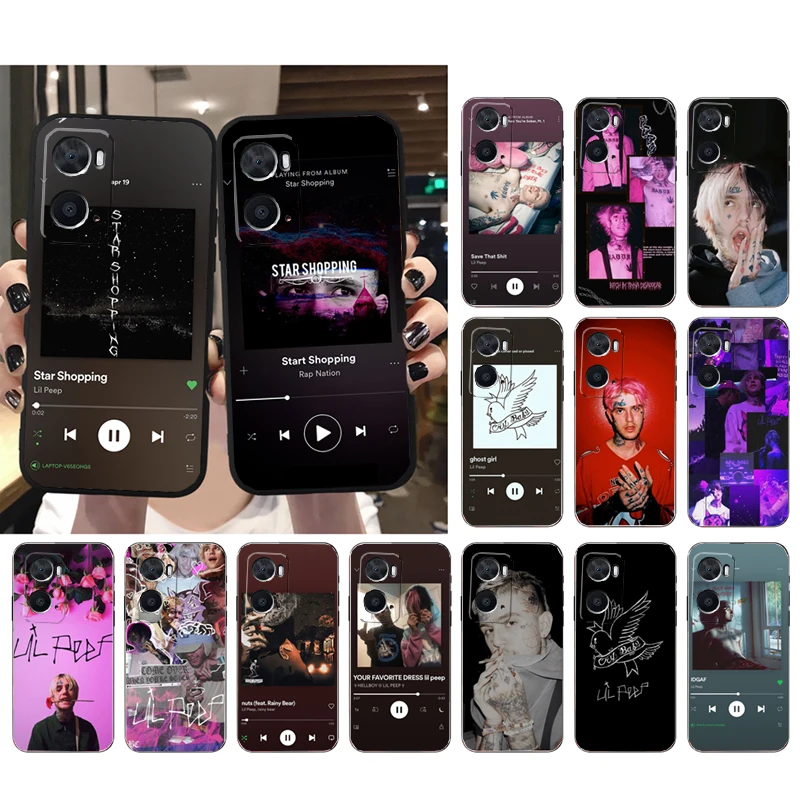 

Lil Peep Hellboy Album Phone Case for OPPO A77 A57 A57S A78 A96 A91 A54 A74 A94 A73 A52 A53A53S A15 A16 A17 Funda