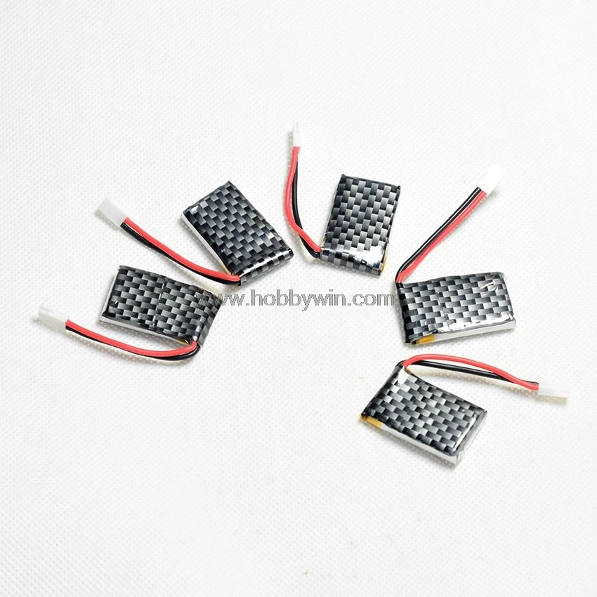 3.7V/1S 200mAh 20C LiPO Battery with Walkera plug x5pcs for RC mini aircraft Lipolymer power | Parts & Accs
