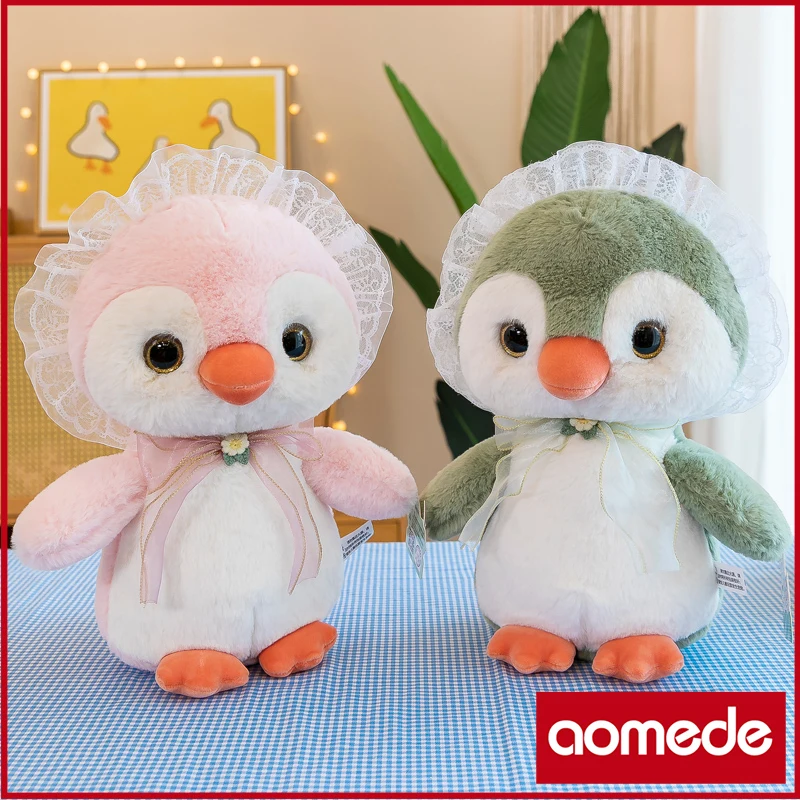 

Симпатичные мягкие плюшевые игрушки 50 см в виде пингвина Лали, подушка в виде набивного животного для офиса, удобная домашняя подушка, Подар...