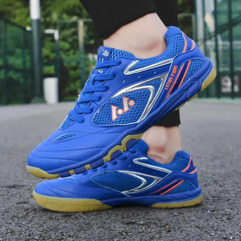 Badminton Shoes Men Women Mesh Table Tennis Shoes Non-Slip Women Badminton Comfortable Tennis Sneakers