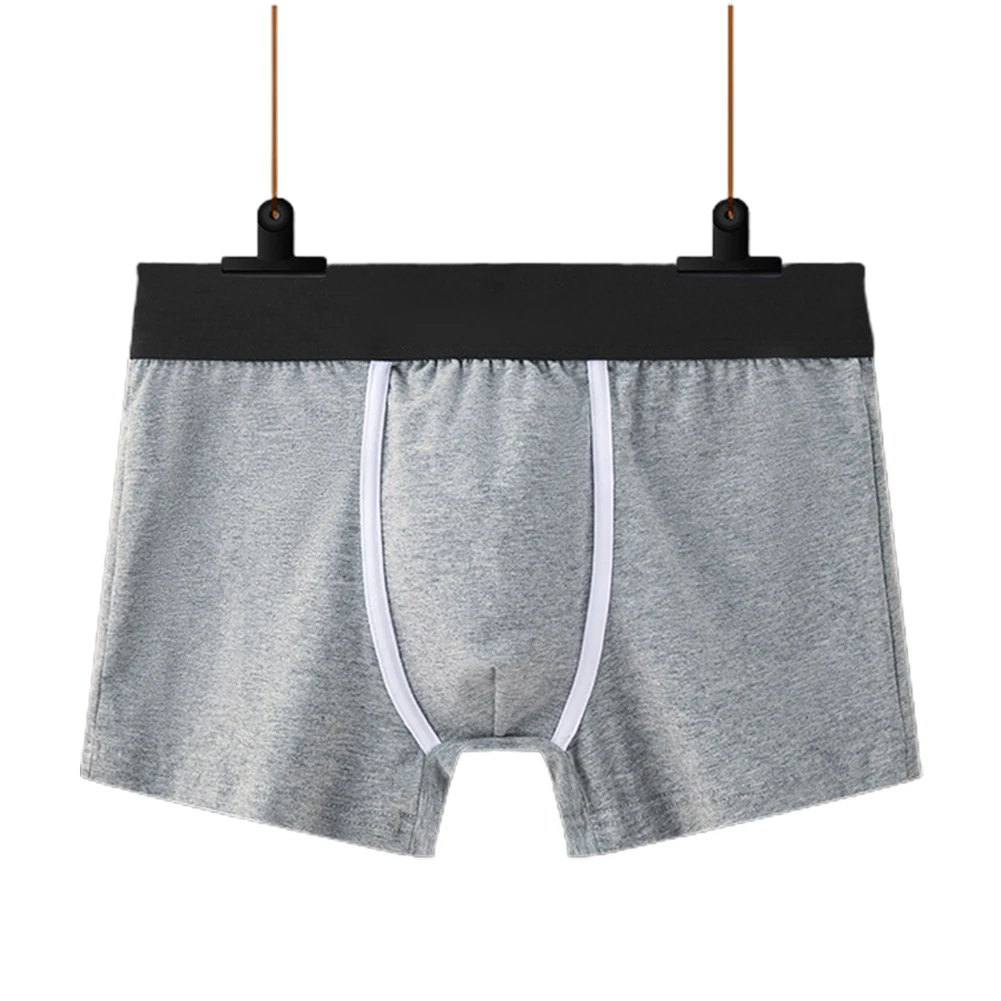 

Mens Soft Boxer Briefs U Convex Pouch Underwear Male Breathable Underpants Breathable Cotton Boxer Shorts Man's Bulge Panties